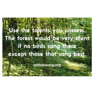 use-the-talents-you-possess